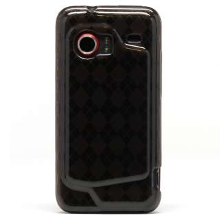 Smoke Argyle Candy Skin Case Cover HTC Droid Incredible  