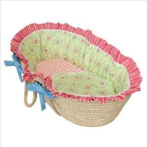    Personalized Moses Basket in Cha, Cha, Cha Size: Doll: Baby