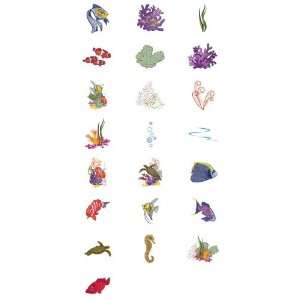  Coral Reef Embroidery Designs by Amazing Designs on a 