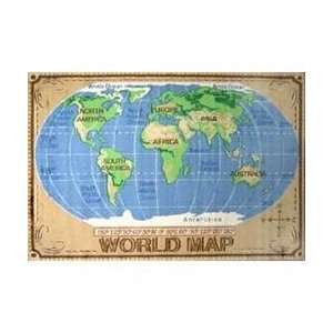  Geographical Rug   World Map