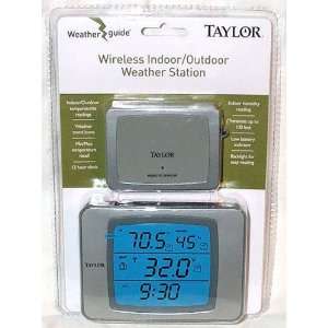  Taylor 1525 Wireless Indoor/Outdoor Thermometer With Hygrometer 