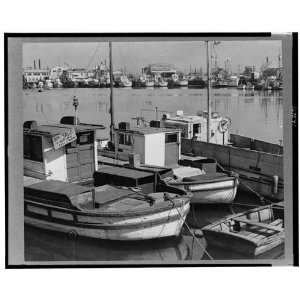  San Pedro,California,CA Apr 1942,Japanese fishing boats 