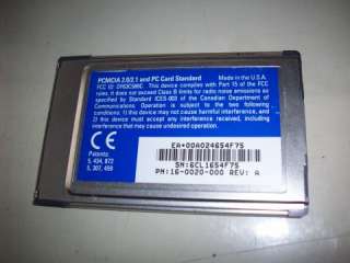 3COM ETHERLINK III LAN PC CARD 3C589C  