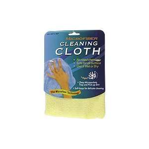  MicroFiber Cleaning Cloth Yellow   Traps & Pick Up Dirt, 1 