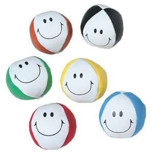  12 smile face colorful bouncy balls Toys & Games