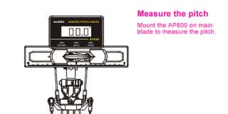 Align AP800 Digital Pitch Gauge HET80001   USA Seller  