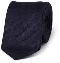 drake s slim woven cashmere tie
