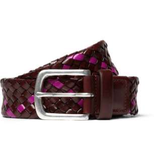 Paul Smith Shoes & Accessories Woven Leather Belt  MR PORTER