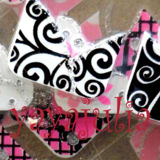 Nail Art Stickers Bling Cutey Spangle Decals Kid Size  