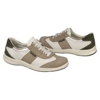 Womens Mephisto Laser Perf Lt Grey/White/Nickle Shoes 