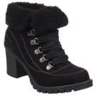 Womens JELLYPOP Leal Black Suedelike Shoes 