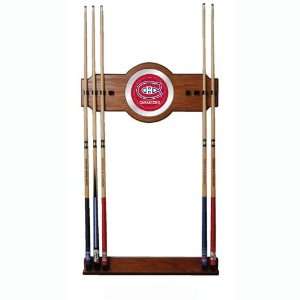  NHL Montreal Canadians 2 piece Wood and Mirror Wall Cue 