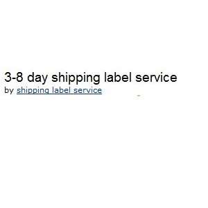  3 8 day shipping label service