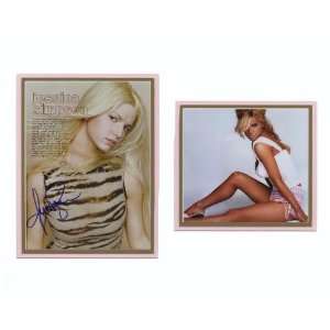    Jessica Simpson Autographed Oversized Matted Display Collectibles