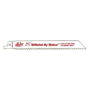 Malco 4GT7 NA 6 Wood Cutting Reciprocating Saw Blade (Package of 5 