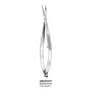  Medline Micro Scissors, Westcott   Curved, Sh/Sh, 4 1/2 