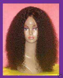 Lace Front 100% Indian Remy Human Hair Wig 18 Curly July Curl  