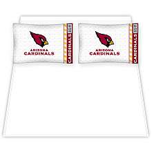 Sports Coverage Arizona Cardinals Microfiber Queen Sheet Set   NFLShop 