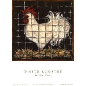  White Rooster Finest LAMINATED Print Jessica Fries 5x7 