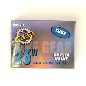  Bike Gear Regular Tube Presta Valve (26 x 1.5/1.75/1.95 