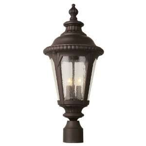   Rock Outdoor Post Lantern   24H in. Color   Gold: Home Improvement