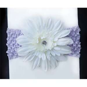  Purple Headband With A White Daisy Flower: Health 