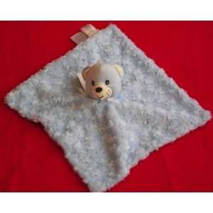  Miniville Blue Minky Swirl Bear Security Blanket: Baby