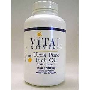  Vital Nutrients 360 EPA/240 DHA, Ultra Pure Fish Oil 60 