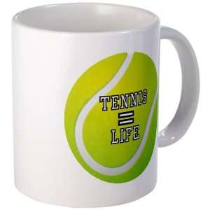  Mug (Coffee Drink Cup) Tennis Equals Life: Everything Else