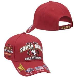 Reebok San Francisco 49ers Super Bowl Champions Commemorative Cap 