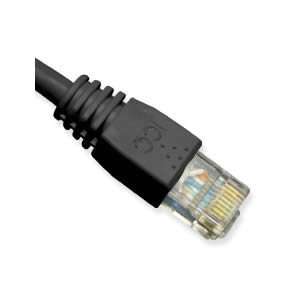  Patch Cord Cat6 Booted 25 Foot Black Ultra Slim Low 