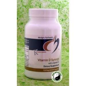  Vitamin D Synergy with Vitamin K1 120 vegetarian capsules 