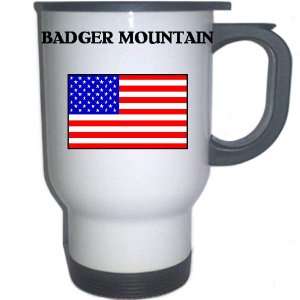  US Flag   Badger Mountain, Oregon (OR) White Stainless 
