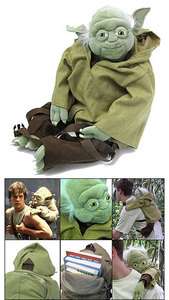 Yoda Plush Backpack   Star Wars Halloween Costume Accessory  