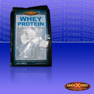 Hansa Vital Whey Protein (15,80€/kg) 500g reines Molkeneiweiß 