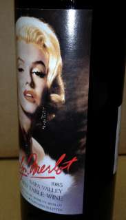 1985 Marilyn Monroe Merlot ~1st Vintage~ Rare Full Sealed Napa Valley 