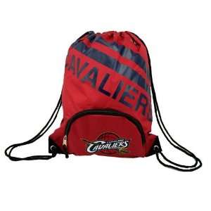 Cleveland Cavaliers Red Team Logo Drawstring Backpack:  