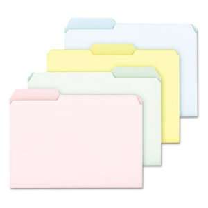  Pastel Color File Folders 1/3 Cut Top Tab Electronics
