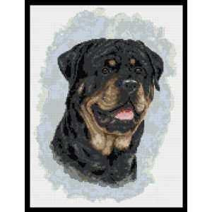  Rottweiler No2 Dog Counted Cross Stitch Kit: Everything 