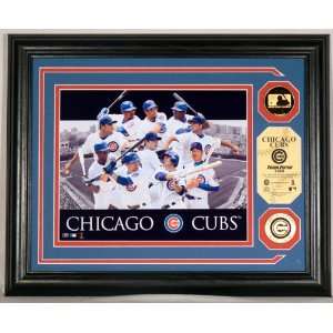  MLB Chicago Cubs Team Force 24KT Gold Coin Photo Mint 