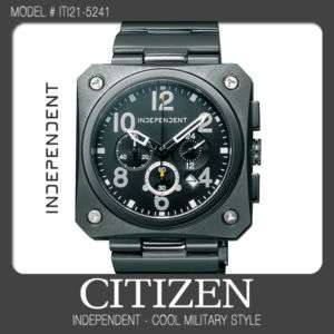 Citizen Independent ITI21 5241   Cool Military Style  