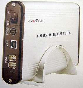 USB 2.0 and Firewire 3.5 IDE External HDD Enclosure  