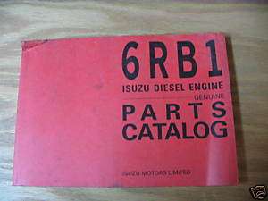 Isuzu 6RB1 Diesel Engine Parts Catalog  