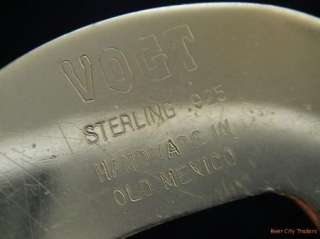 Vogt Silversmiths Hand Made Sterling Ranger Belt Buckle  