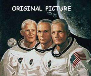 Apollo Astronauts Cross Stitch Pattern NASA  