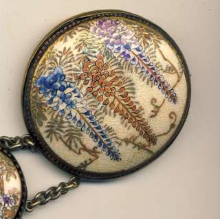 Fine Late 19th C. Japanese Satsuma Pottery Belt or Necklace ~ 23 