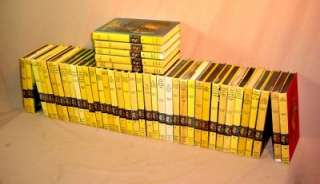 LOT OF 47 VINTAGE NANCY DREW MYSTERY BOOKS 1950S TO THE 1970S  