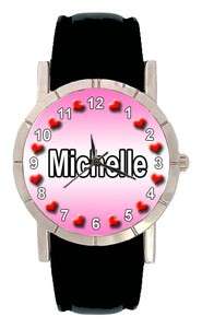 Girl Name   Michelle Genuine Leather Watch   SA1598  