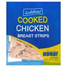 Lakeland Ready Cooked Sliced Chicken Breast Strips 340G   Groceries 
