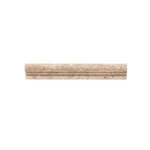 Jeffrey Court Noce Travertine 2 in. x 12 in. Accent Crown (1 Linear Ft 